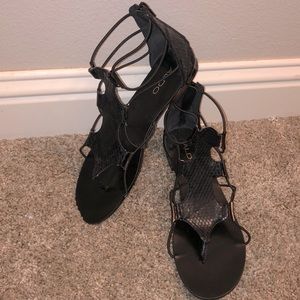 Women’s ALDO Leather Strappy Sandals